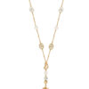 TOMEI Luminous Akoya Pearl Necklace, Yellow Gold 750