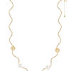 TOMEI Luminous Pearl Necklace, Yellow Gold 750