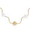 TOMEI Luminous Pearl Necklace, Yellow Gold 750