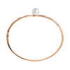 TOMEI Luminous Akoya Pearl Bangle, Rose Gold 750