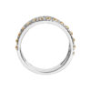 TOMEI Diamond Ring, White+Yellow Gold 750