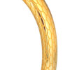 TOMEI Patterned Curvy Bangle, Yellow Gold 916