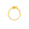 TOMEI Buckle Ring, Yellow Gold 916