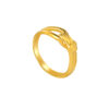 TOMEI Buckle Ring, Yellow Gold 916