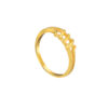 TOMEI Minimalist Ring, Yellow Gold 916