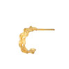 TOMEI Leaves Twirling Earrings, Yellow Gold 916
