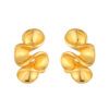 TOMEI Curvy Earrings, Yellow Gold 916