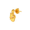 TOMEI Curvy Earrings, Yellow Gold 916