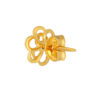 TOMEI Curling Petals Earrings, Yellow Gold 916