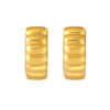 TOMEI Hoop Earrings, Yellow Gold 916