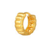 TOMEI Hoop Earrings, Yellow Gold 916