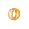 TOMEI Hollow Carving Hoop Earrings, Yellow Gold 916