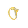 TOMEI Diamond Cut Collection Hollow Art Ring, Yellow Gold 916