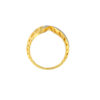 TOMEI Diamond Cut Collection Hollow Art Ring, Yellow Gold 916