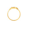 TOMEI Duo Heart Ring, Yellow Gold 916