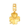 TOMEI Flower Charm, Yellow Gold 916
