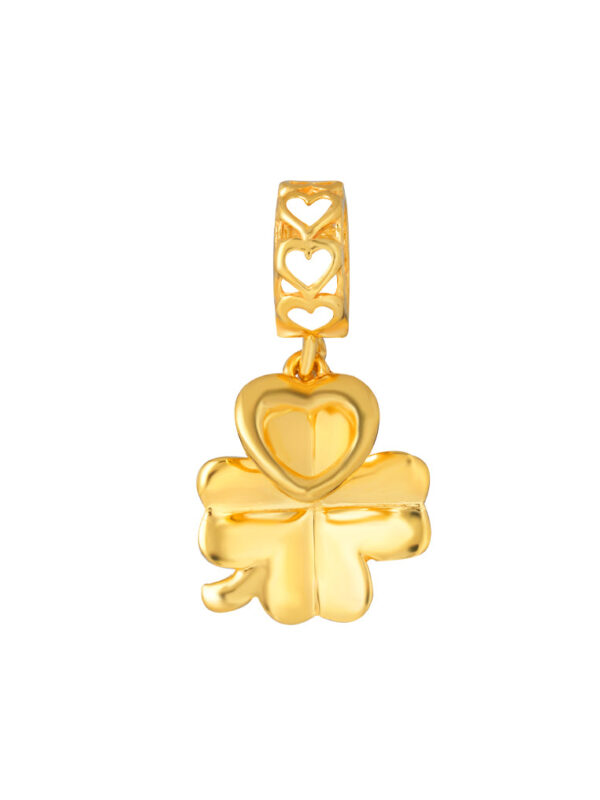 TOMEI Flower Charm, Yellow Gold 916