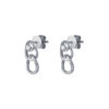 TOMEI Diamond Earrings, White Gold 375