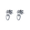 TOMEI Diamond Earrings, White Gold 375