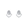 TOMEI Diamond Earrings, White Gold 375