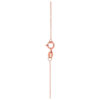 TOMEI Lovely Knot Necklace, Rose Gold 750