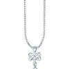 TOMEI Lovely Ruyi Knot Pendant Set, White Gold 375