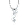 TOMEI Diamond Pendant Set, White Gold 585