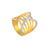 TOMEI Diamond Cut Collection Ring, Yellow Gold 916
