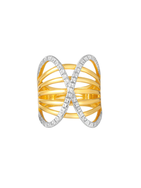 TOMEI Diamond Cut Collection Ring, Yellow Gold 916