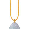 TOMEI Buddha Jade Pendant, Yellow Gold 750