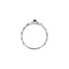 TOMEI Blue Sapphire Diamond Ring, White Gold 750