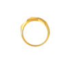 TOMEI Diamond Cut Collection 2-in-1 Ring, Yellow Gold 916