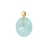 TOMEI Budding Flower Jade Pendant, Yellow Gold 750