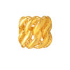 TOMEI Hollow Concept Ring, Yellow Gold 916