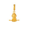 TOMEI Monkey King With Cudgel Charm, Yellow Gold 916