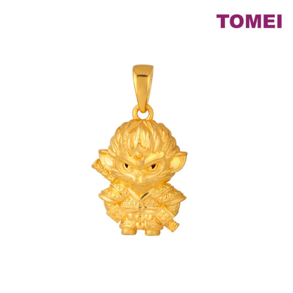 TOMEI Monkey King Pendant, Yellow Gold 916