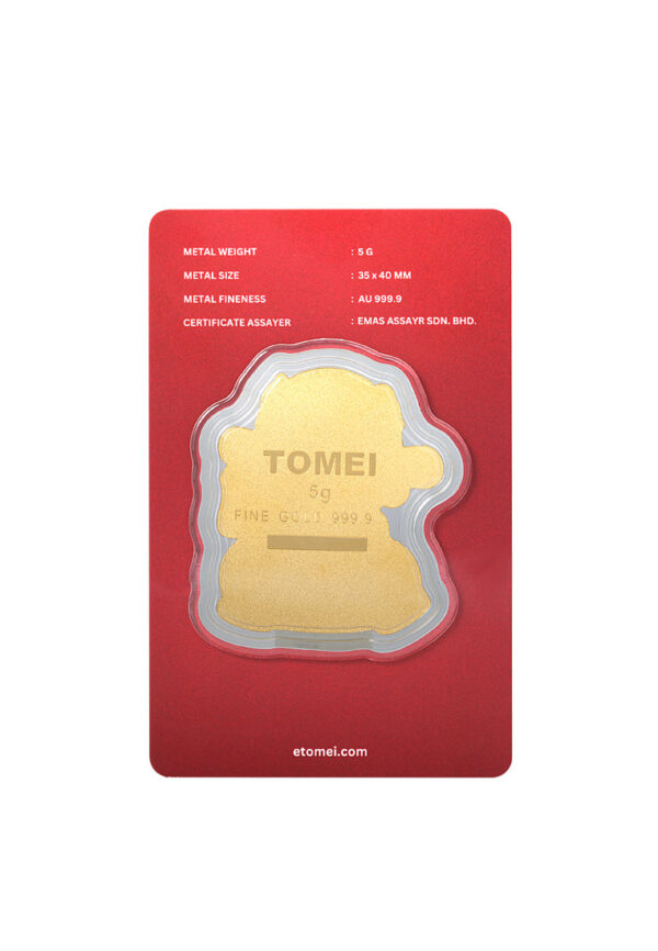 TOMEI God Of Fortune Gold Bar 5GM | Fine Gold 9999