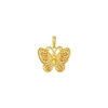 TOMEI Butterfly Abacus Pendant, Yellow Gold 916