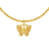 TOMEI Butterfly Abacus Pendant, Yellow Gold 916