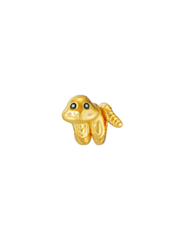 TOMEI Chomel Collection Snake Charm, Yellow Gold 916