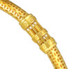 TOMEI Auspicious Pattern Abacus Bangle, Yellow Gold 916