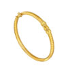 TOMEI Auspicious Pattern Abacus Bangle, Yellow Gold 916