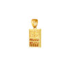 TOMEI Fu-Gui Abacus Pendant, Yellow Gold 916