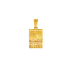TOMEI Fu-Gui Abacus Pendant, Yellow Gold 916