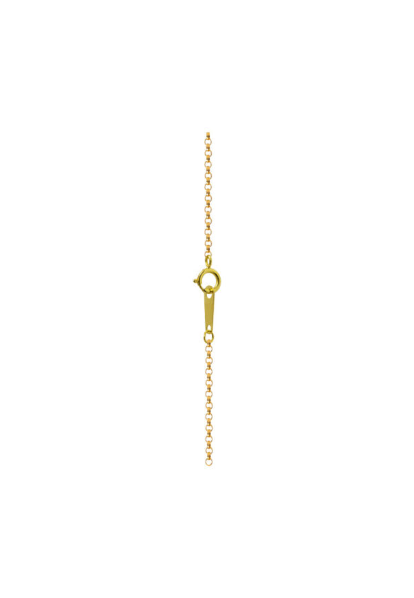 TOMEI Auspicious Barrel Purple Jade Necklace, Yellow Gold 750