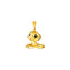 TOMEI Auspicious Snake Pendant, Yellow Gold 916