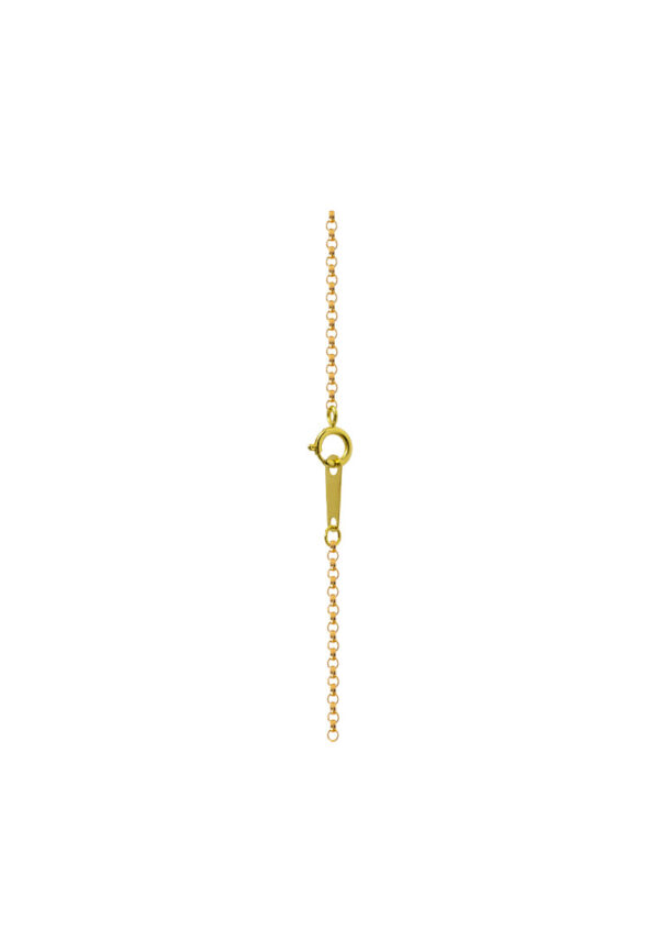 TOMEI Auspicious Barrel Jade Necklace, Yellow Gold 750