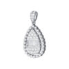 TOMEI Diamond Pendant, White Gold 750