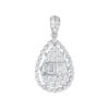 TOMEI Diamond Pendant, White Gold 750