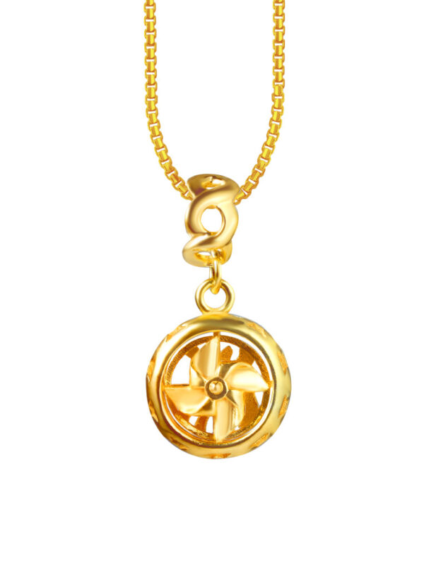 TOMEI Lucky Windmill Charm, Yellow Gold 916